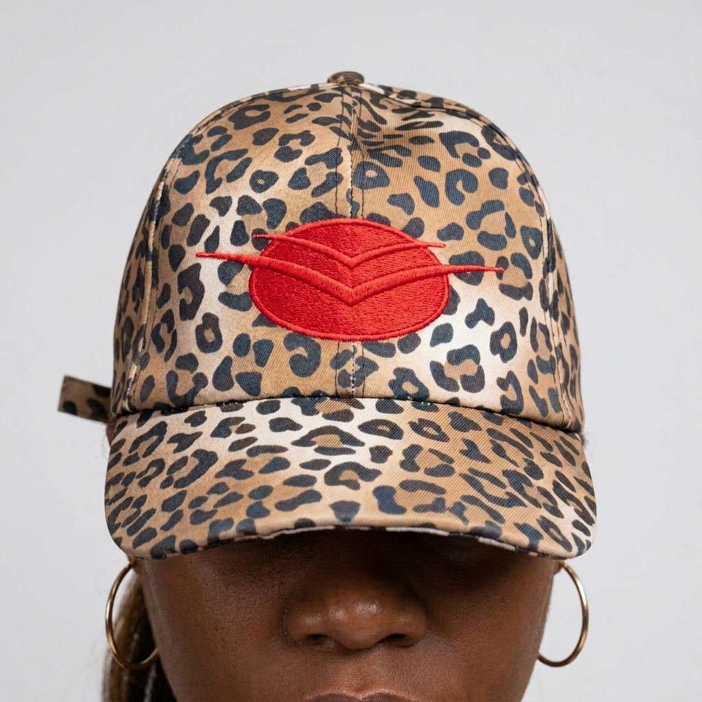 Tan Leopard Cap
