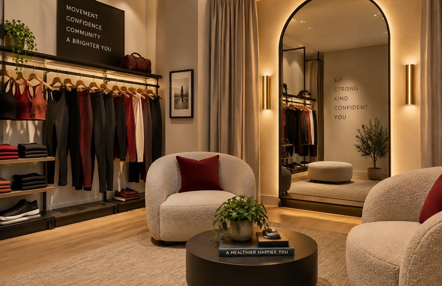 The Topnotch VIP Closet fitting lounge
